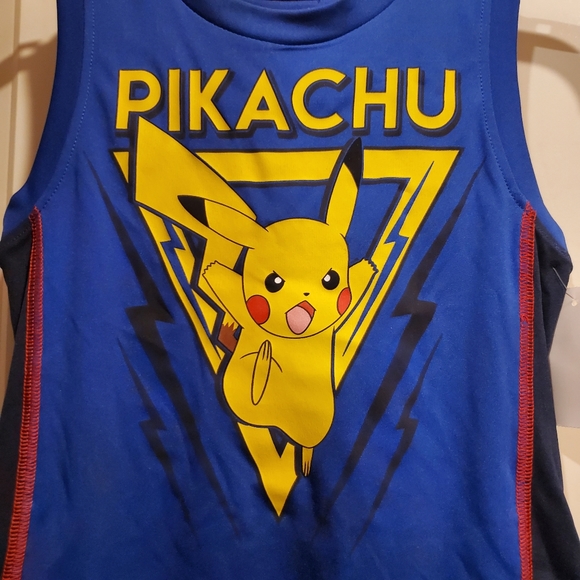 Jumping Beans Pokémon Pikachu Active Blue Tank 5 - Picture 4 of 4